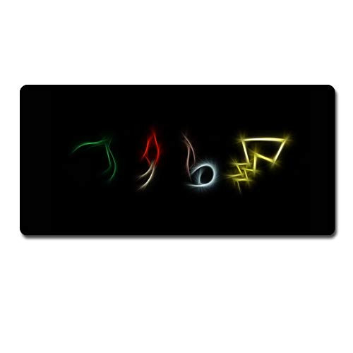 Pokemon Pikachu Squirtle Charmander Bulbasaur Mouse Pad Apply Anime Mouse pad Large Mouse Pad Gamer Big Mouse Mat Computer Desk Mat XXL Keyboard Pad -60cm30cm-