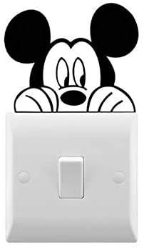 Mouse Peeking Inspired Novelty Car Stickers-Light Switch Stickers Wall Decal