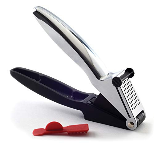 Norpro 1149 Garlic Press-Slicer with Cleaner Black