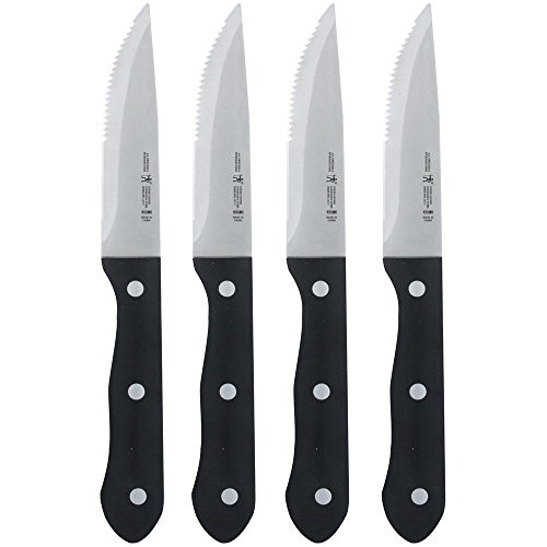 Henckels Steak Knife Set of 4 Stainless Steel Black