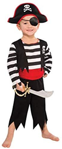 Amscan 842786 Rascal Pirate Costume Children Small Size 1 Piece