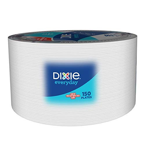 Dixie Everyday Paper Dinner Plates 10" 150 Count