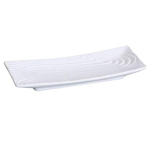 Fuji Rectangular Plate 8"W X 3 1-8"L Porcelain White