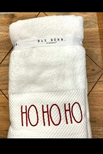 Rae Dunn HO HO HO Towels