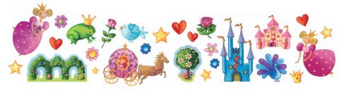 DJECO Wall Stickers: Princess Marquerite