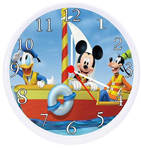 Quartz Mickey Mouse Donald Ducky Goofy Wall Clock