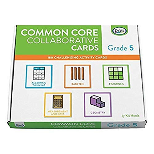 Didax Educational Resources Common Core Collaborative Cards Gr.5