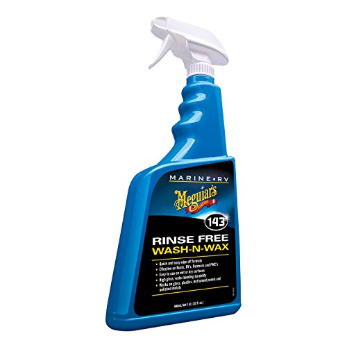 Meguiar's Inc. M14332 Rinse Free Wash-n-Wax, 32 Fluid Ounces