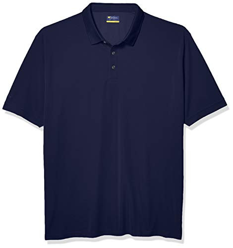 Jack Nicklaus Men's Micro Ottoman Golf Polo Shirt Peacoat Medium