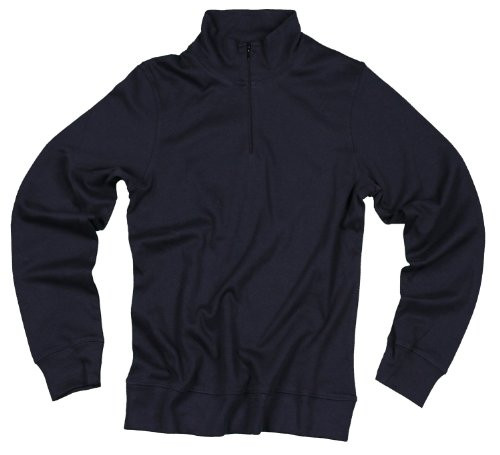 Reebok Womens Active 1-4 Zip Long Sleeve Top -Medium Black-