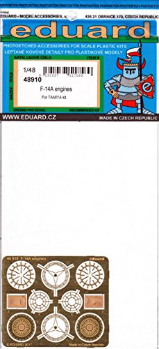 1-48 Eduard Photoetch F-14a Engines For Tamiya