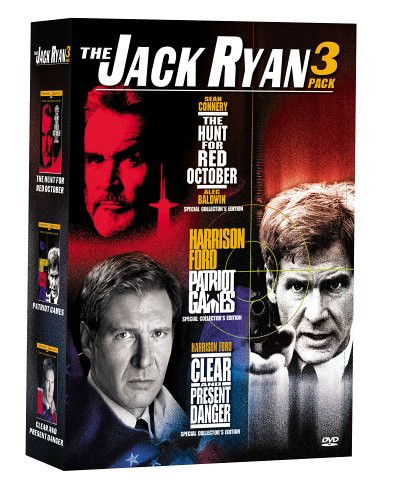 The Jack Ryan 3 Pack -The Hunt for Red October - Patriot Games - Clear and Present Danger-