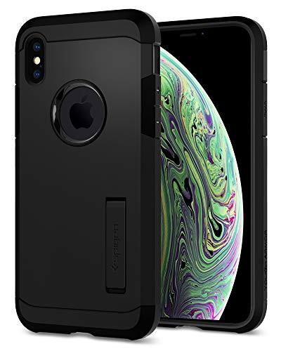 Spigen Tough Armor Designed for Apple iPhone Xs Case (2018) / Designed for Apple iPhone X Case (2017) - Matte Black