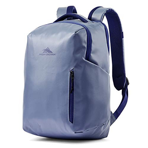 High Sierra Rossby Daypack - Travel Laptop Backpack Grey Blue-True Navy