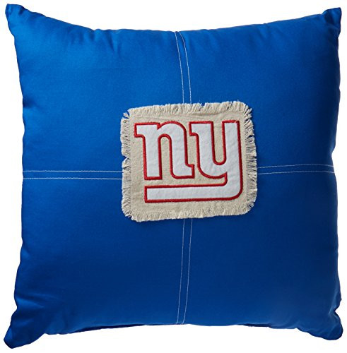 NFL New York Giants Letterman Pillow 18" x 18"