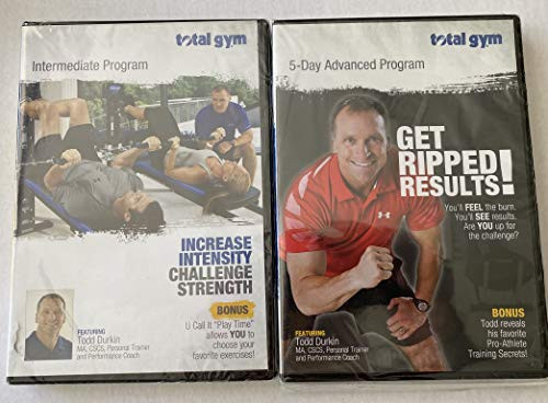 Total Gym Intermediate Workout DVD Increase Intensity Challenge Strength by Total Gym