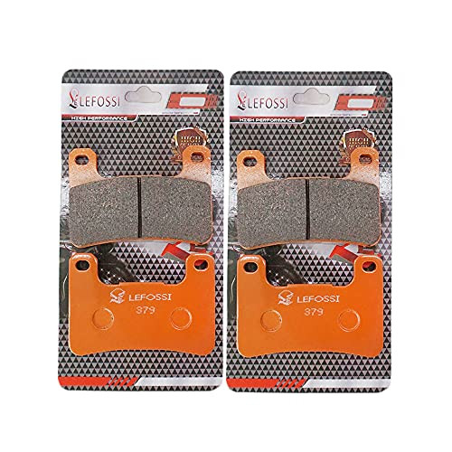 Lefossi Front Carbon Fiber Brake Pads Brakes for Suzuki GSXR 600  and  GSXR 750 -2004-2010- GSXR 1000 -2004-2011- FA379FF