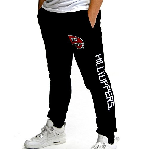 Twin Vision Activewear Western Kentucky Hilltoppers NCAA Men's Jogger Pant -Black- -Small-
