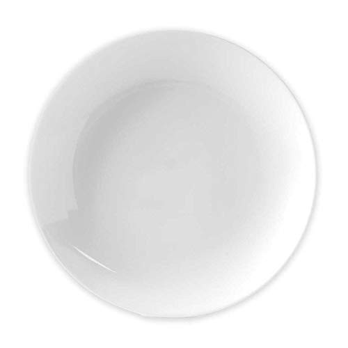 Everyday White by Fitz and Floyd Coupe Dinner Plates Porcelain -Set of 4-