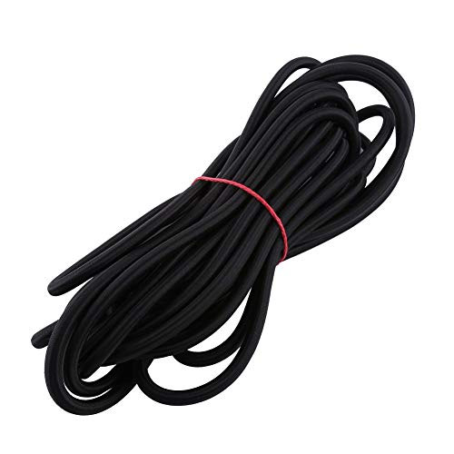 Elastic Cord 1pc Strong Elastic Bungee Rope Shock Cord Tie Down Strap Bungee Cord Tarp for DIY Craft Jewelry Making-10mm 10M-black-