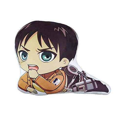 Attack on Titan Anime Stuffed Doll Pillow Plushie Toy Doll Figure Cute Plush Gift Eren Jaeger 45cm