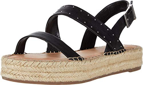 CHARLES BY CHARLES DAVID Women's Wedge Sandal Black 7.5