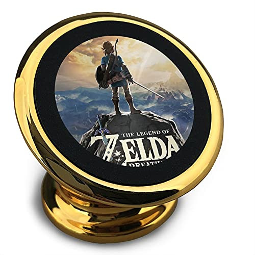 The Legend of Zelda Magnetic Phone Car Mount Universal 360° Rotation Strong Magnet Car Phone Holder Mount for Dashboard Compatible with iPhone Samsung and All Cell Phone