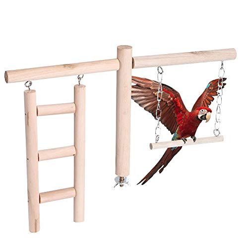 Wooden Pier Ladder Pet Toy Bird Standing Stairs Pet Bird Parrot Chewing Biting Stand Toy Parrot Wood Climbing Swing Ladder Hammock Wooden Pier Ladder Pet Toy Bird Standing Stairs Pet Bird Parrot Chewing Biting Stand Toy Parrot Wood Climbing Swing Ladder Hammock