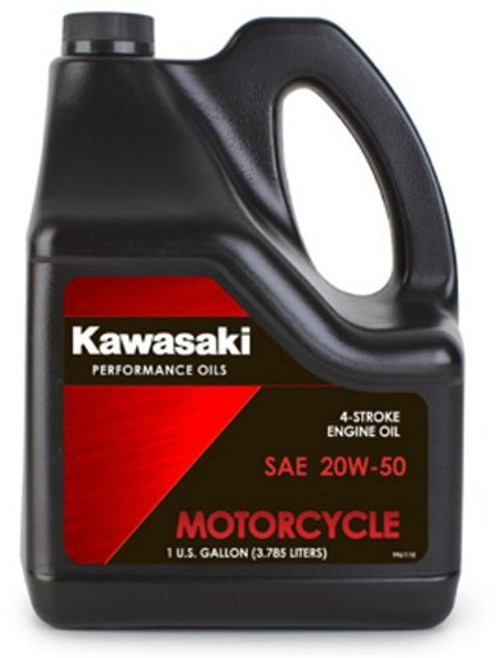 Kawasaki 4-Stroke Motorcycle Engine Oil 20W50 1 Gallon K61021-301 Kawasaki 4-Stroke Motorcycle Engine Oil 20W50 1 Gallon K61021-301