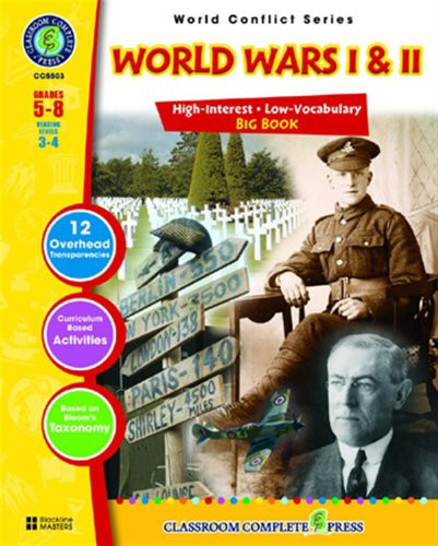 Classroom Complete Press CC5503 World Wars I  and  II Big Book
