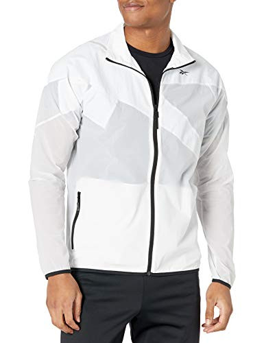 Reebok Training Supply Full Zip Track Jacket White S
