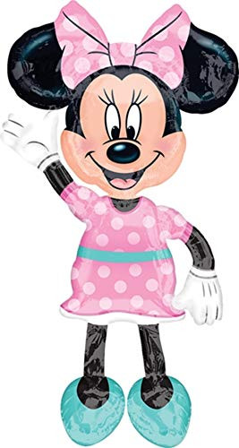 LoonBalloon MINNIE Mouse Ears 54" Air WALKER AIRWALKER JUMBO Birthday Party Mylar Balloon