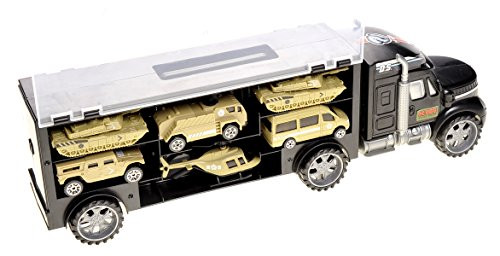 PowerTRC Military Transport Truck - Includes Tanks, Helicopters, Additional Slots for Other Vehicles