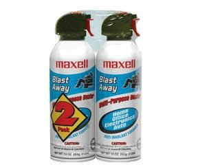 Maxell DQ2809 Blast Away Canned Air Duster44- Pack of 2