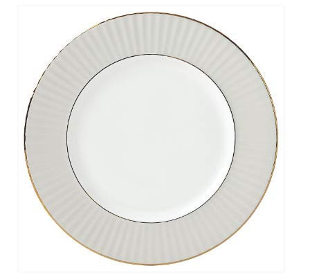 LENOX Dinner Plate Pleated Colors Grey 1.15 LB