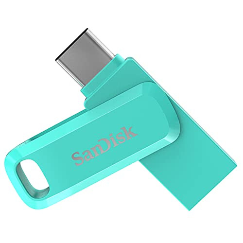 SanDisk 256GB Ultra Dual Drive Go USB Type-C Flash Drive Mint Green - SDDDC3-256G-G46G
