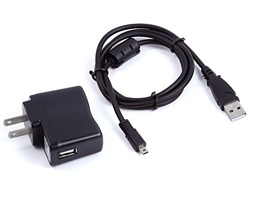 USB Charger Data SYNC Cable Cord Works with Panasonic Camcorder HC-V210-M-K HC-V201-K-M