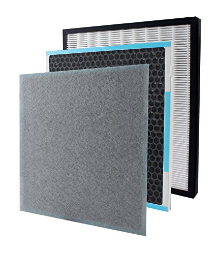 InvisiClean True HEPA-Activated Carbon Replacement Filter - Compatible Aura IC-5018 and Sensa IC-5120 Air Purifiers