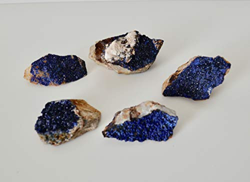 Azurite crystal cluster raw mineral raw Azurite raw stone healing crystal reiki healing stone crystal bed mineral specimen Azurite crystal cluster raw mineral raw Azurite raw stone healing crystal reiki healing stone crystal bed mineral specimen