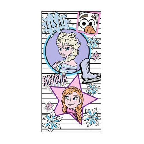 Disney Frozen Anna and Elsa Terry Beach Towel -Stripes- Disney Frozen Anna and Elsa Terry Beach Towel -Stripes-