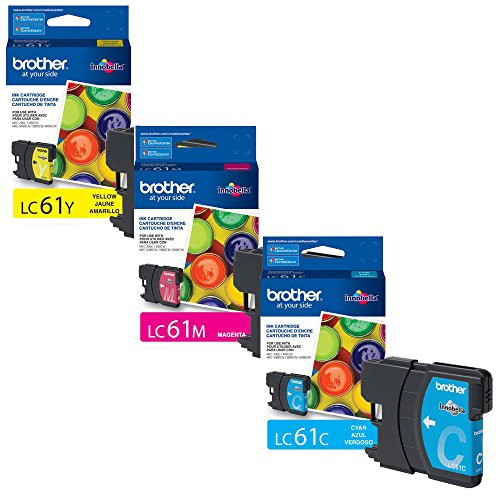 Brother LC-61 Standard Yield Ink Cartridge Set Colors Only -CMY-