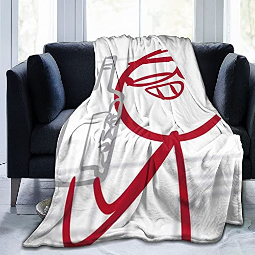Dick Figures Ultra-Soft Micro Fleece Blanket Throw Blankets Fits Couch Sofa Bedroom Living Room for Kids Boys Girls Adults50 x40