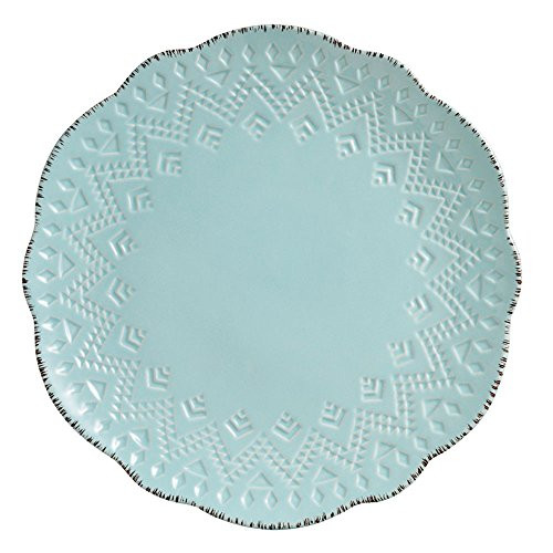 Pfaltzgraff Remembrance Teal Round Dinner Plate 11-Inch Pfaltzgraff Remembrance Teal Round Dinner Plate 11-Inch