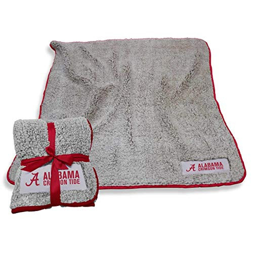 Logo Frosty Fleece 60 X 50 Blanket -Alabama Crimson Tide - Red- Logo Frosty Fleece 60 X 50 Blanket -Alabama Crimson Tide - Red-