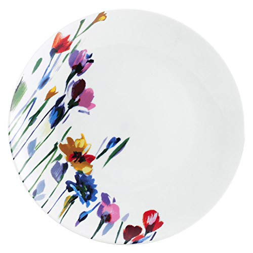 Mikasa Gourmet Basics Watercolor Garden 10.5" Dinner Plate - Sold Individually