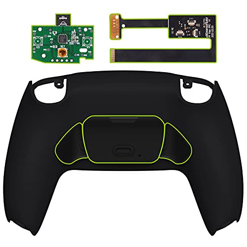 Extreme Rate Dual Sense Shell eXtremeRate Black Programable Rise Remap Kit for PS5 Controller Upgrade ...