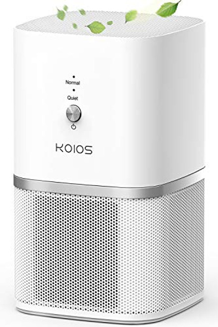 KOIOS Air Purifier Small Air Purifiers with True HEPA Filter Air Cleaner Bedroom Home Kitchen Office Remove Smoke Dust Pollen Pet Dander Protable Odor Eliminator 219ft² No Ozone