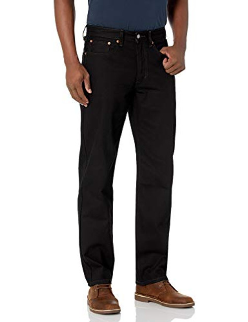 Levi's Men's 550 Relaxed Fit Jeans Black 44W x 30L