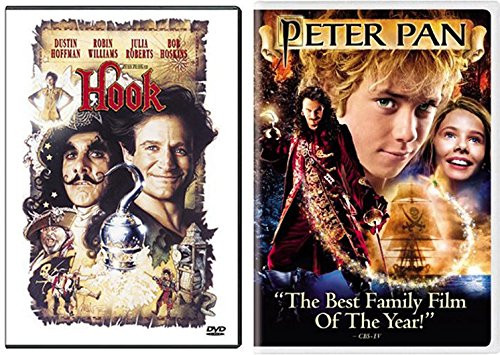 Hook  plus Peter Pan 2004 -Widescreen Edition- DVD Fantasy Bundle Movie Set
