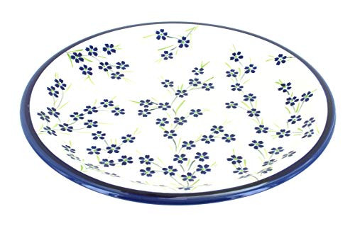 Blue Rose Polish Pottery Willow Dinner Plate